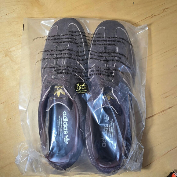 Adidas Samba OG Shoes Sneakers Mens Size 12 Worn Twice Pristine Brown MSRP $129 - Picture 8 of 9